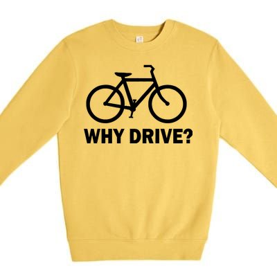 Why Drive? Premium Crewneck Sweatshirt