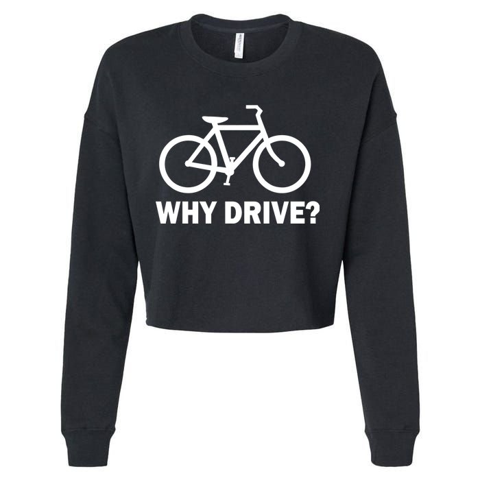 Why Drive? Cropped Pullover Crew