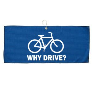 Why Drive? Large Microfiber Waffle Golf Towel