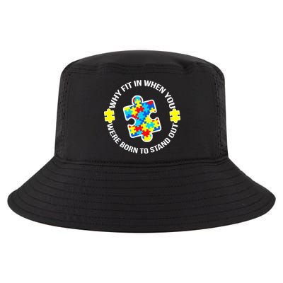 Why Fit In Autism Awareness Cool Comfort Performance Bucket Hat