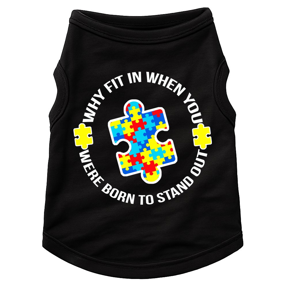 Why Fit In Autism Awareness Doggie Tank