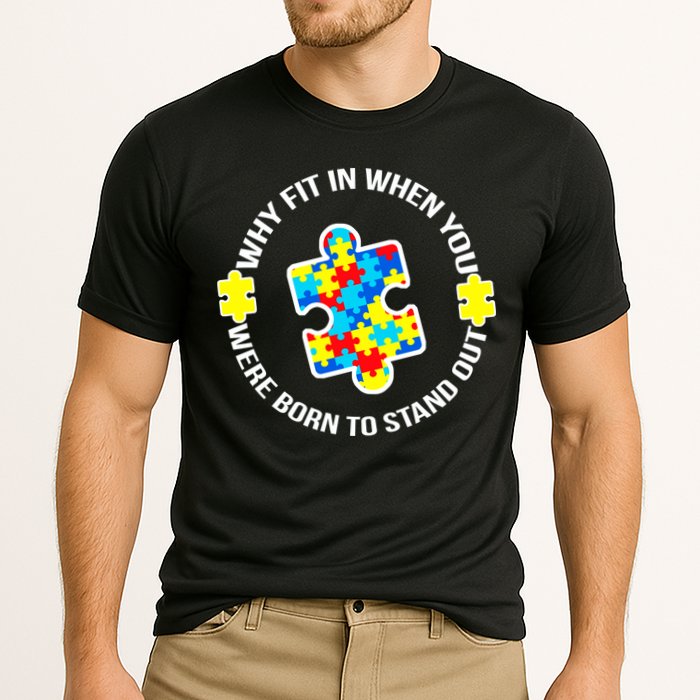 Why Fit In Autism Awareness Performance Shirt