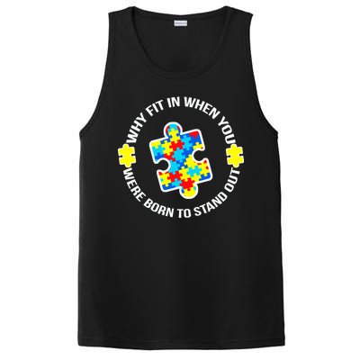 Why Fit In Autism Awareness PosiCharge Competitor Tank