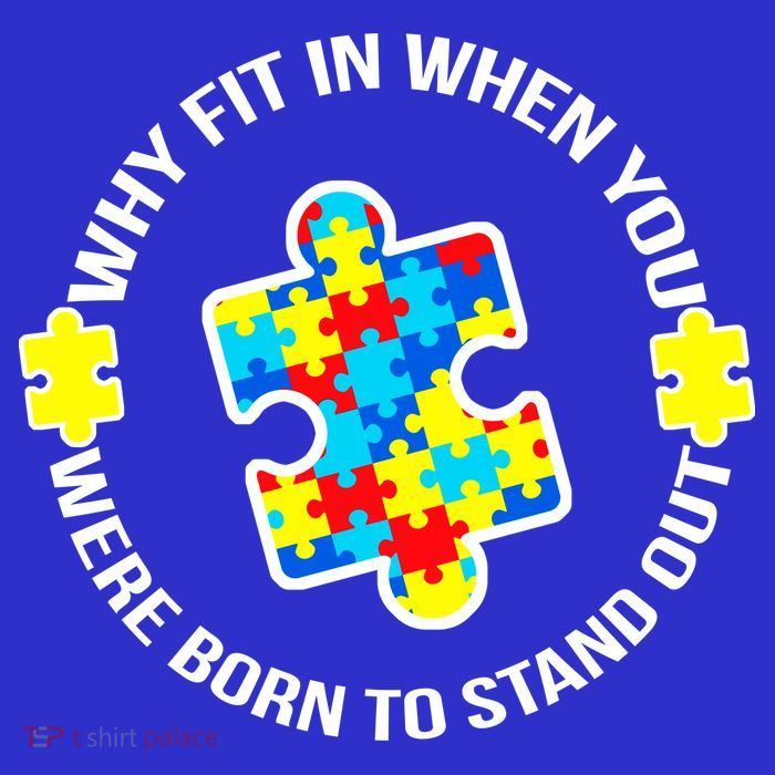 Why Fit In Autism Awareness Mesh Reversible Basketball Jersey Tank