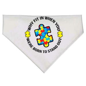 Why Fit In Autism Awareness USA-Made Doggie Bandana