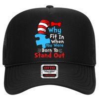 Why Fit In When You Were Born To Stand Out Autism Hat