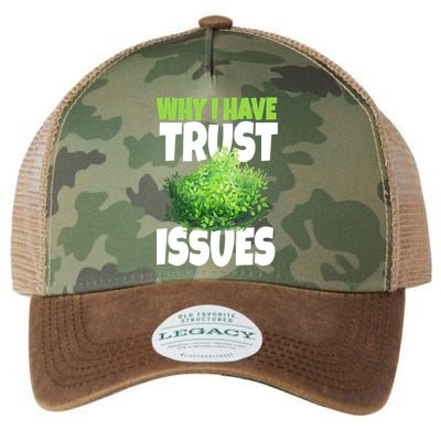 Why I Have Trust Issues Bush Camper Legacy Tie Dye Trucker Hat