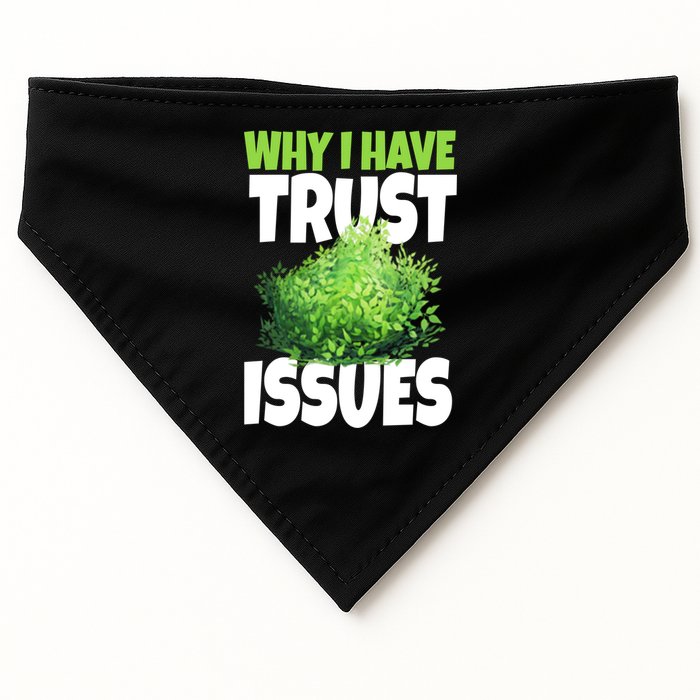 Why I Have Trust Issues Bush Camper USA-Made Doggie Bandana
