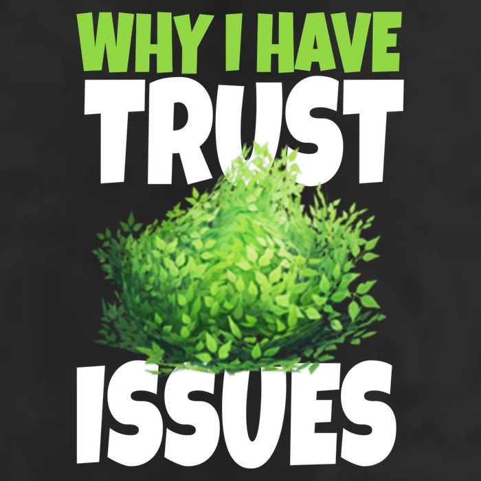 Why I Have Trust Issues Bush Camper Crop Fleece Hoodie