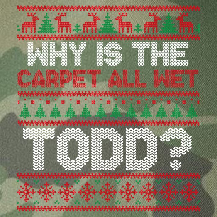 Why Is the Carpet All Wet Todd? Funny Christmas Legacy Tie Dye Trucker Hat