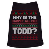 Why Is the Carpet All Wet Todd? Funny Christmas Doggie Tank