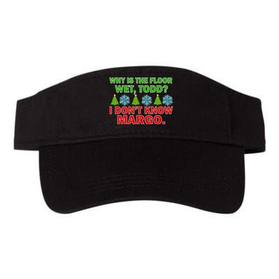 Why Is The Floor Wet Todd I Don't Know Margo Christmas Valucap Bio-Washed Visor