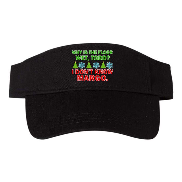 Why Is The Floor Wet Todd I Don't Know Margo Christmas Visor