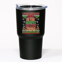 Why Is The Floor Wet Todd Ugly Christmas Tumbler