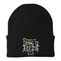Why You All Trying To Test The Jesus In Me Beanie