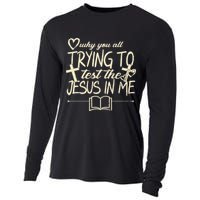 Why You All Trying To Test The Jesus In Me Cooling Performance Long Sleeve Crew