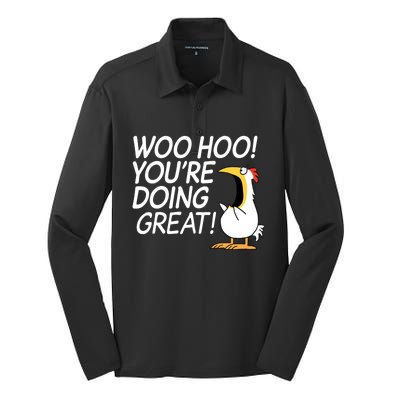 Woo Hoo You’re Doing Great Tank Top Silk Touch Performance Long Sleeve Polo