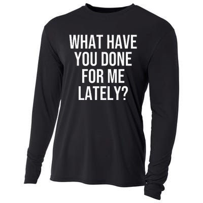 What Have You Done For Me Lately Cooling Performance Long Sleeve Crew