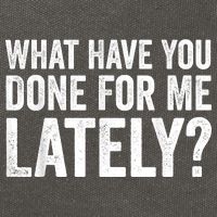What Have You Done For Me Lately Husband Wife BF GF Cotton Canvas Backpack