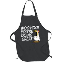 Woo Hoo You're Doing Great Funny Full-Length Apron With Pockets