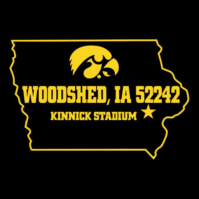 Woodshed Ia 52242 Kinnick Stadium Cooling Performance Crew T-Shirt