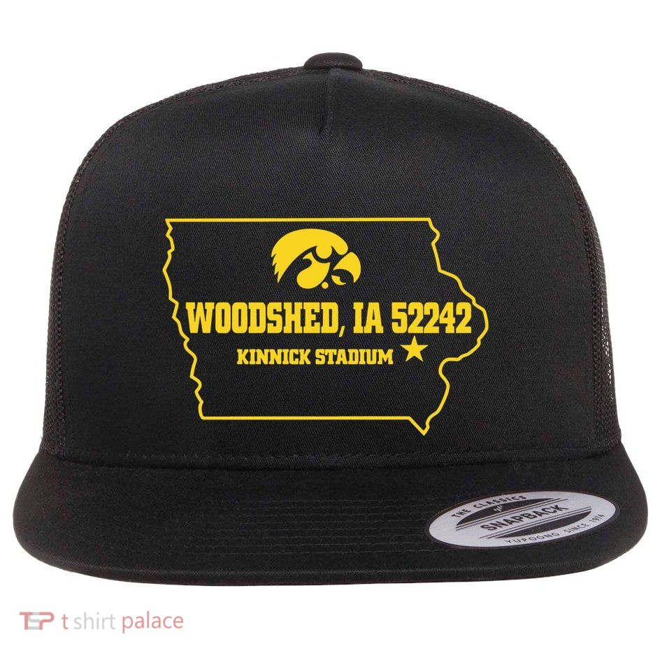 Woodshed Ia 52242 Kinnick Stadium Flatbill Hat
