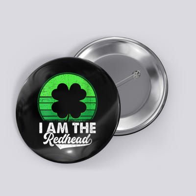 Womens I Am The Redhead Dibs on The Redhead Funny St Patricks day V-Neck Button