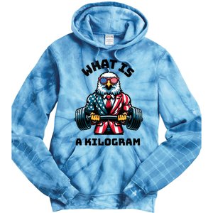 What Is A Kilogram Funny Gym Patriotic 4th Of July Eagle Usa Tie Dye Hoodie