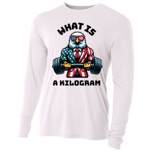 What Is A Kilogram Funny Gym Patriotic 4th Of July Eagle Usa Cooling Performance Long Sleeve Crew