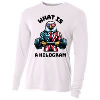 What Is A Kilogram Funny Gym Patriotic 4th Of July Eagle Usa Cooling Performance Long Sleeve Crew