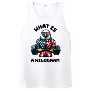 What Is A Kilogram Funny Gym Patriotic 4th Of July Eagle Usa PosiCharge Competitor Tank