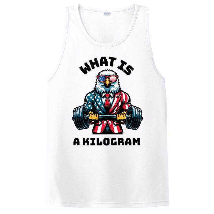 What Is A Kilogram Funny Gym Patriotic 4th Of July Eagle Usa PosiCharge Competitor Tank