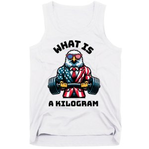 What Is A Kilogram Funny Gym Patriotic 4th Of July Eagle Usa Tank Top