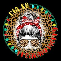 Wmzp I Am So Freaking Merry Christmas Messy Bun Xmas Party Gift Wool Snapback Cap