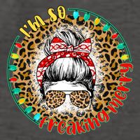 Wmzp I Am So Freaking Merry Christmas Messy Bun Xmas Party Gift Vector Backpack