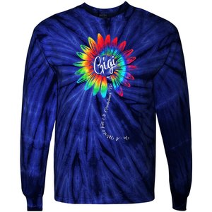 Womens In A World Full Of Grandmas Be A GiGi Happy Mother's Day Tie-Dye Long Sleeve Shirt