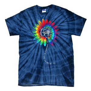 Womens In A World Full Of Grandmas Be A GiGi Happy Mother's Day Tie-Dye T-Shirt