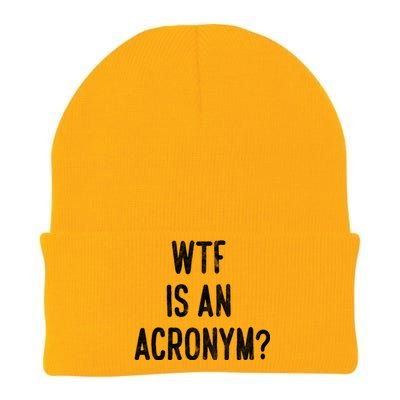 WTF Is An Acronym Funny Knit Cap Winter Beanie