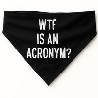 WTF Is An Acronym Funny USA-Made Doggie Bandana