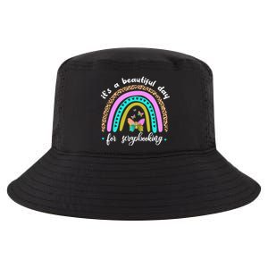 Wo It's A Beautiful Day For Scrapbooking Boho Rainbow Funny Gift Cool Comfort Performance Bucket Hat