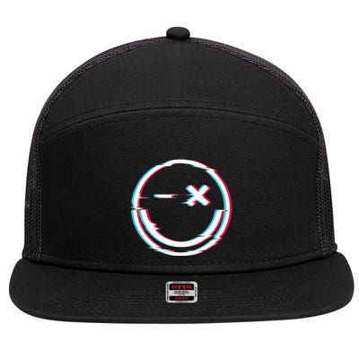 Why I Am A Democrat Cool Political Outfit For Democrats 7 Panel Mesh Trucker Snapback Hat
