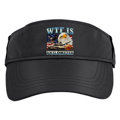 Wtf Is A Kilometer Eagle Badge American Signature Burger Adult Drive Performance Visor