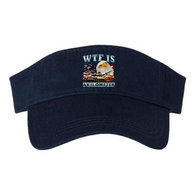 Wtf Is A Kilometer Eagle Badge American Signature Burger Valucap Bio-Washed Visor