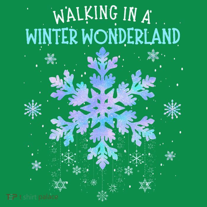 Walking In A Winter Wonderland Tie Dye Snowflake Christmas Button