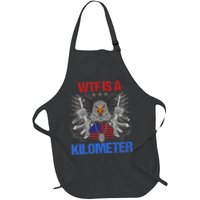Wtf Is A Kilometer Eagle American Flag Usa 4th Of July Apron