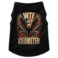 Wtf Is A Kilometer Eagle Badge American Signature Burger Doggie Tank