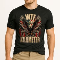 Wtf Is A Kilometer Eagle Badge American Signature Burger Performance Shirt