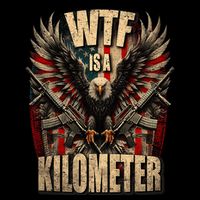 Wtf Is A Kilometer Eagle Badge American Signature Burger Full-Length Apron With Pockets