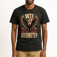 Wtf Is A Kilometer Eagle Badge American Signature Burger Tall T-Shirt