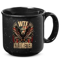 Wtf Is A Kilometer Eagle Badge American Signature Burger 15oz Campfire Ceramic Mug